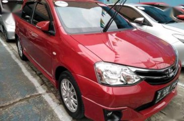 Toyota Etios G 1.2 Tahun 2015 Merah 