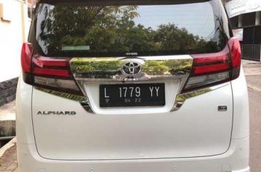 Toyota Alphard 2017 dijual cepat