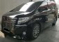 Dijual  mobil Toyota Alphard G ATPM tahun 2017 hitam km 7 ribu istimewa-1
